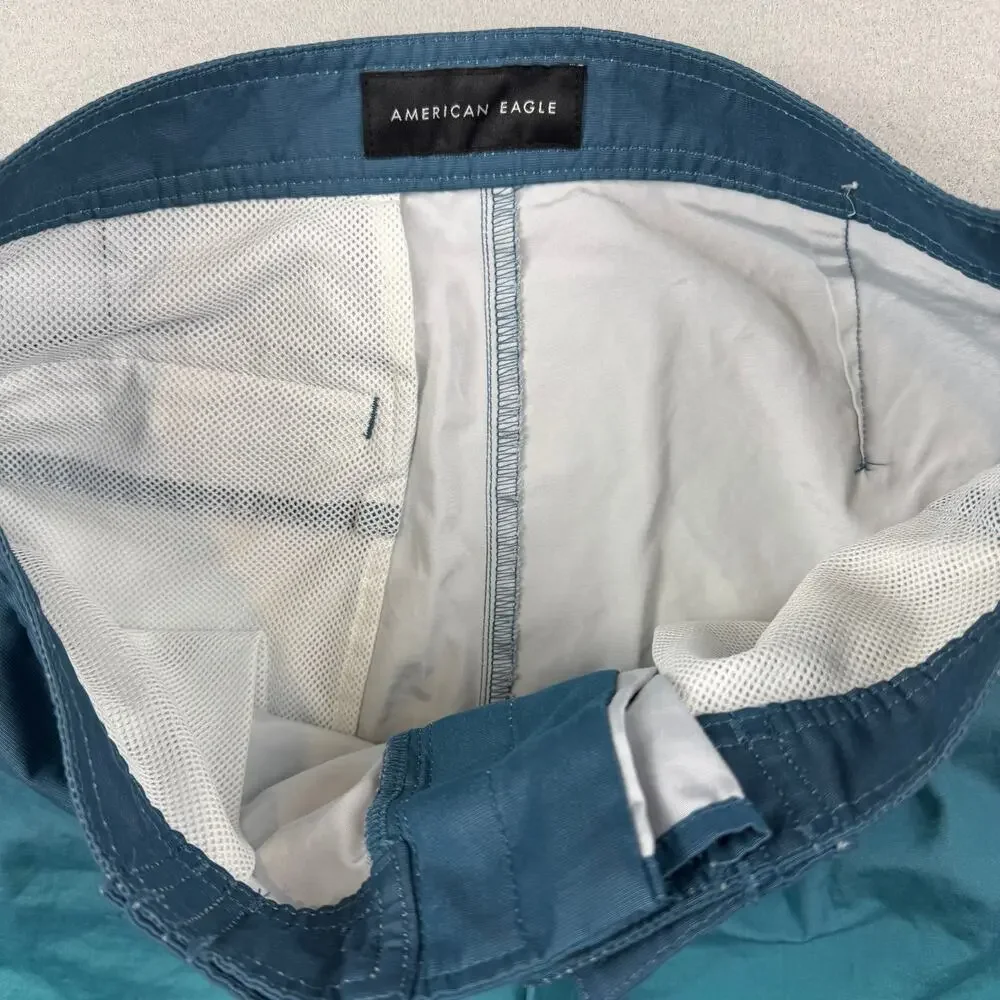American Eagle Ombre Board Shorts Swim Trunks XS